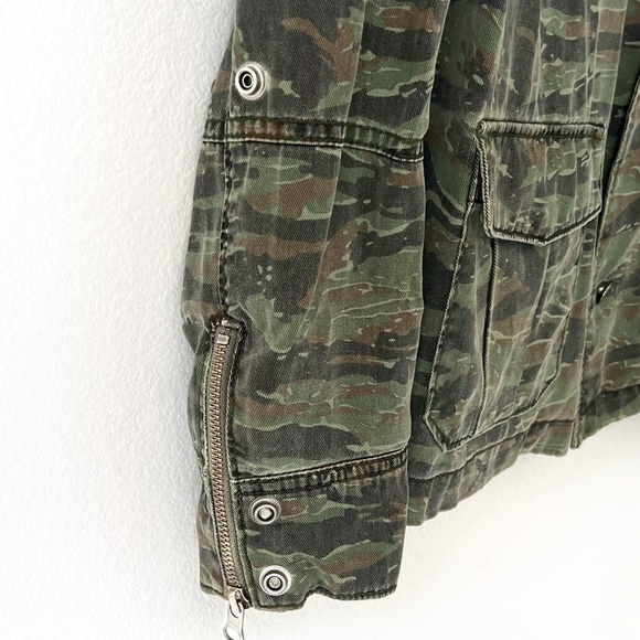 PAM & GELA Camo Army Utility Jacket Tencel Size Small Oversized Coat Cam… - Picture 14 of 16